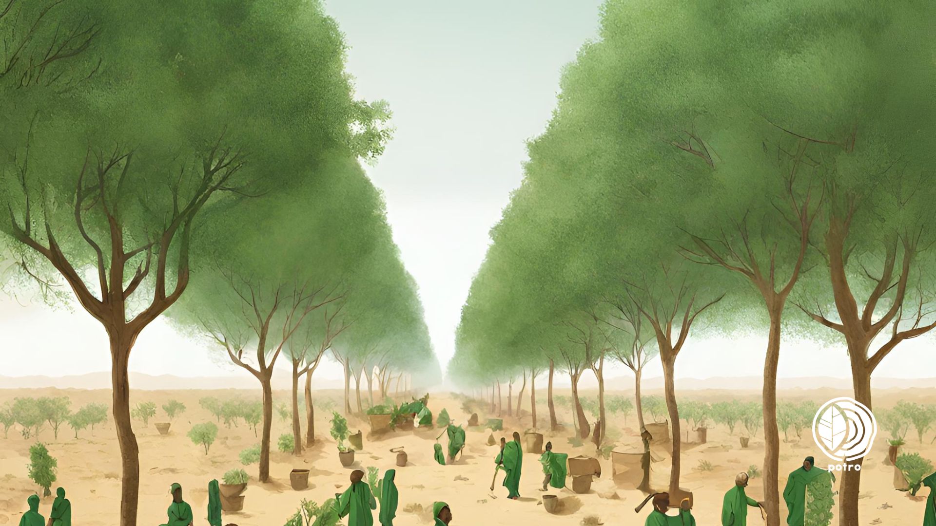 China's Great Green Wall stands as a testament to the positive impact of large-scale tree-planting efforts/Potro